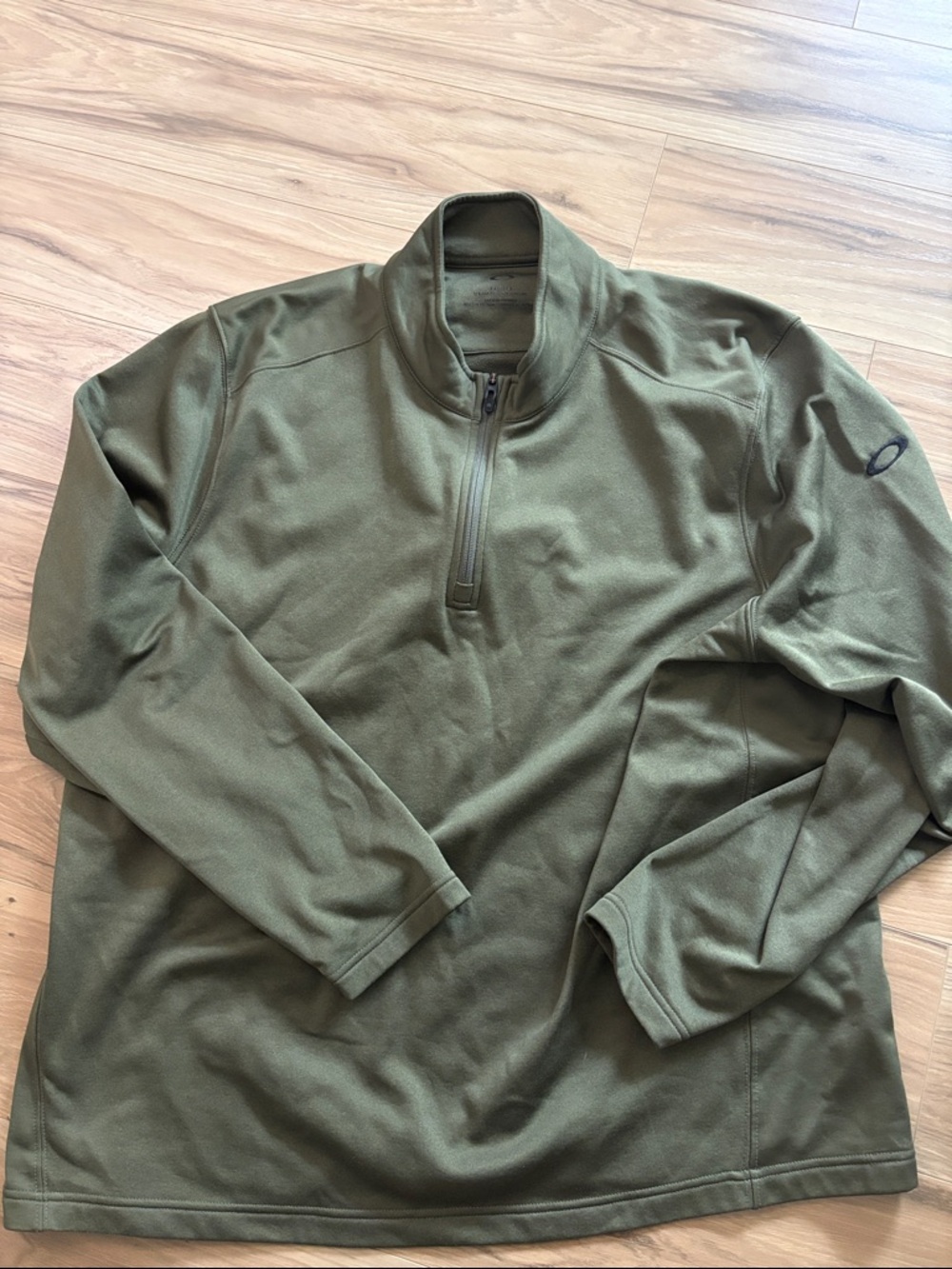 Oakley Men's Olive Green Half-Zip Performance Pullover